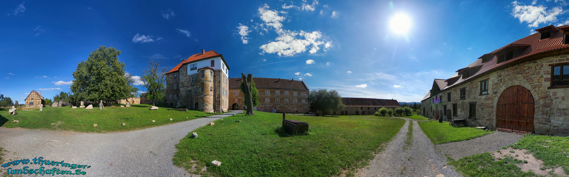 Renaissanceschloss und Basilika Breitungen