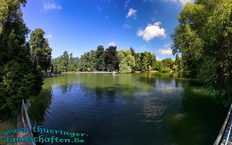 Elisabethpark und See Bad Liebenstein