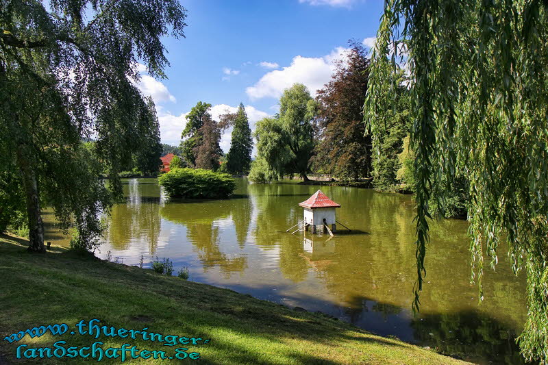 Elisabethpark und See Bad Liebenstein