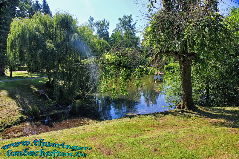 Elisabethpark und See Bad Liebenstein