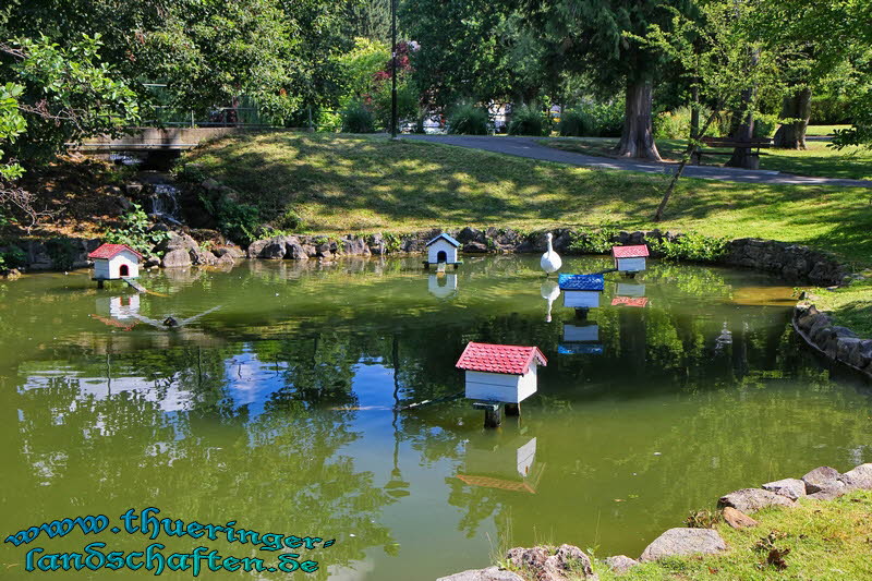 Elisabethpark und See Bad Liebenstein