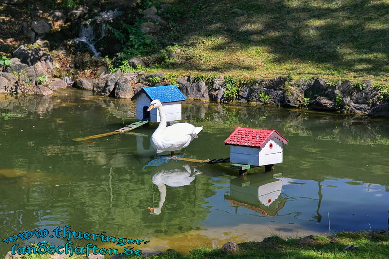 Elisabethpark und See Bad Liebenstein