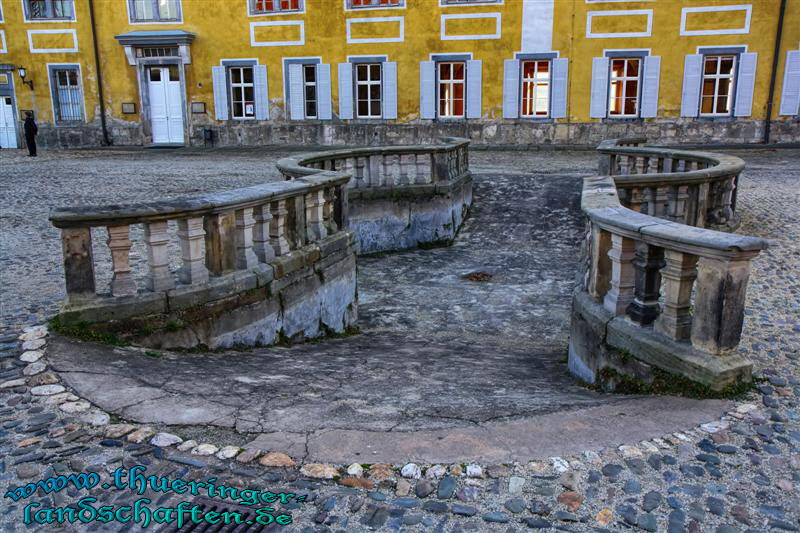 Innenhof im Schlo Heidecksburg