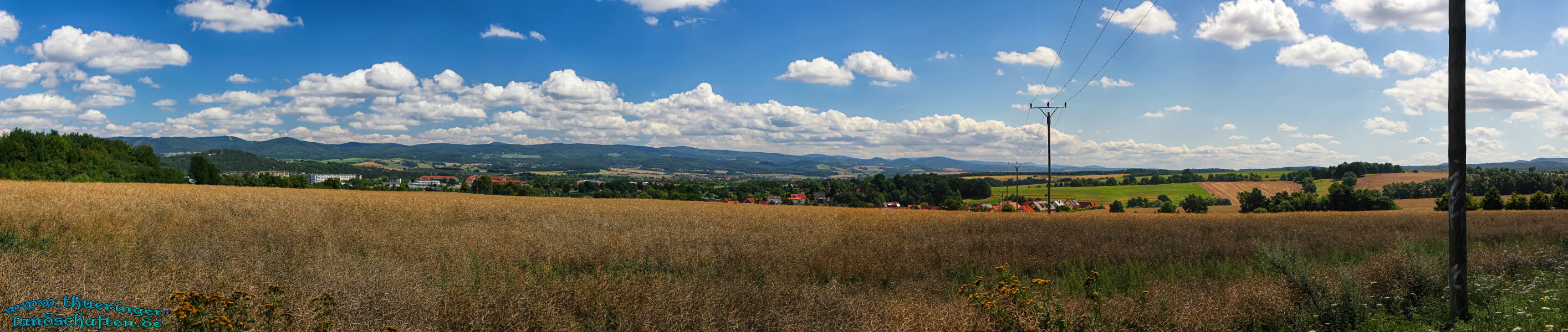 Blick auf Bad Salzungen