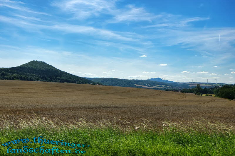 Blick zur Krayenburg bei Merkers-Kieselbach