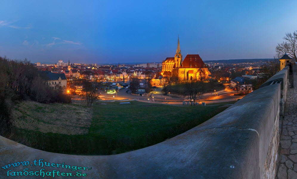 Erfurt bei Nacht