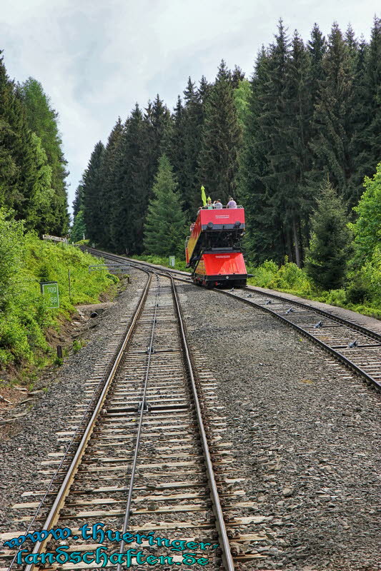 Fahrt mit der Oberweibacher Bergbahn