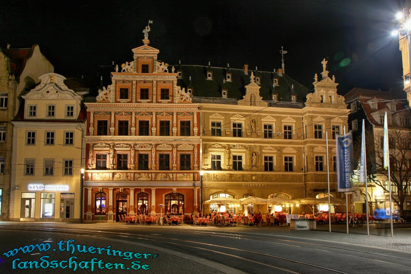 Erfurt bei Nacht