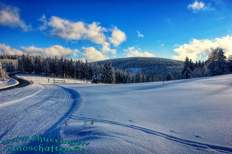 Landschaft bei Neustadt am Rennsteig