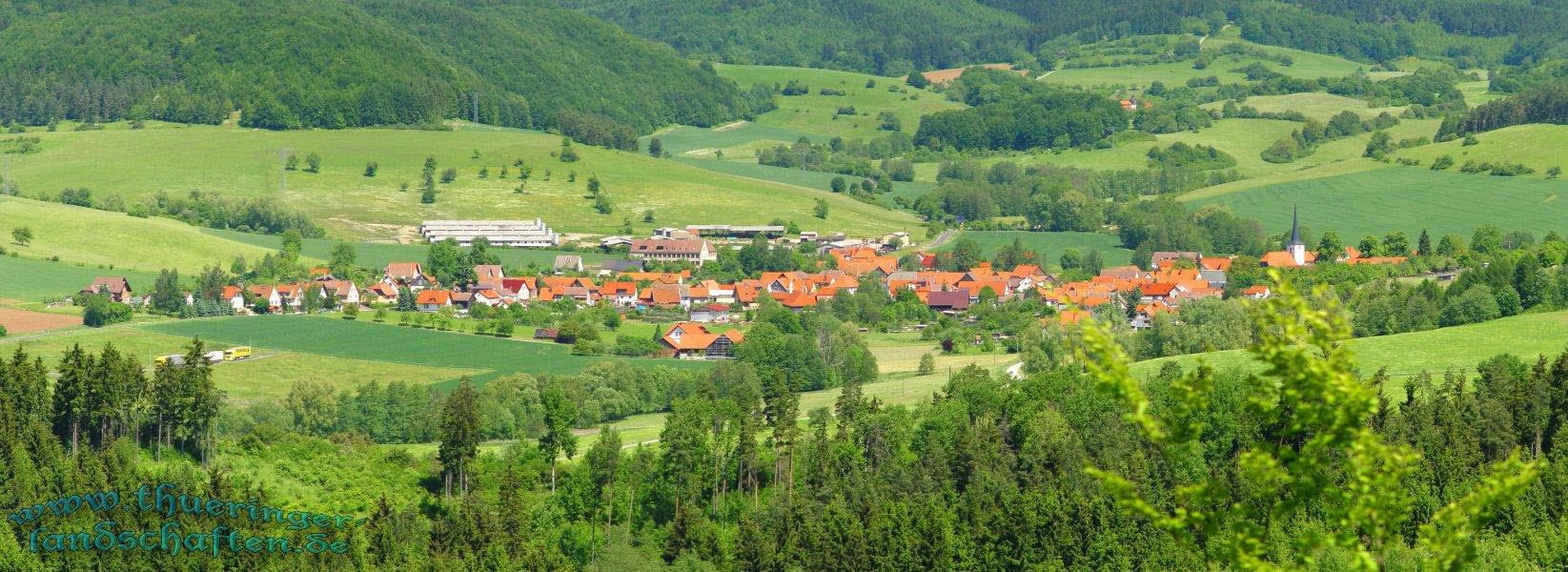 Lengfeld, Blick vom Apfelberg aus