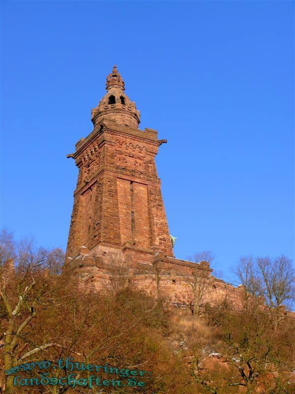 Blick zum Kyffhuserdenkmal