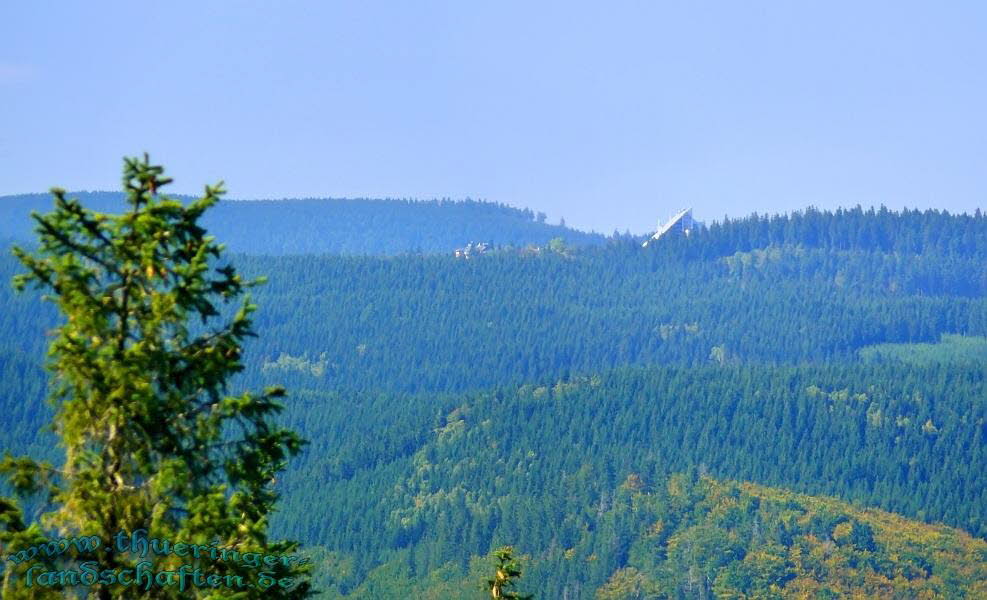 Weitsicht vom Aussichtsturm auf der Hohen Warte