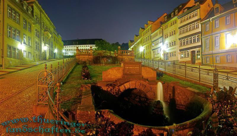 Gotha bei Nacht