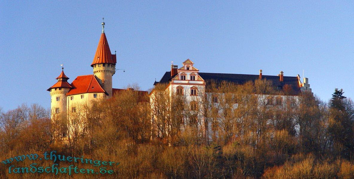 Veste Heldburg bei Sonnenuntergang