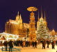 Weihnachtsmarkt Erfurt bei Nacht