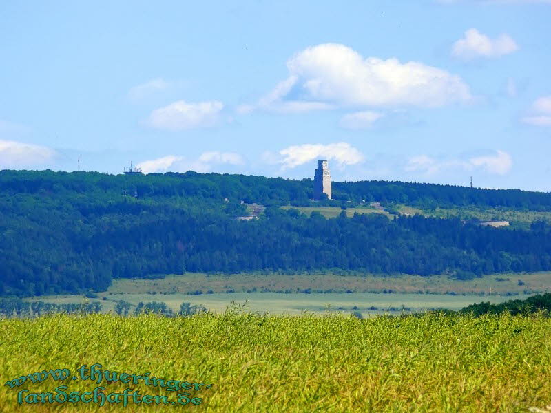 Weitsicht von Sohnstedt bei Weimar aus - Ettersberg