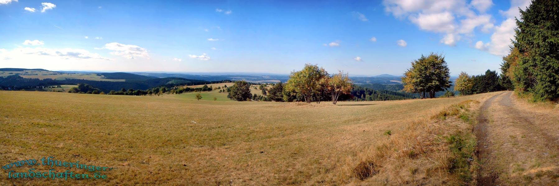 Weitsicht von der Jugendherrberge Schnett aus